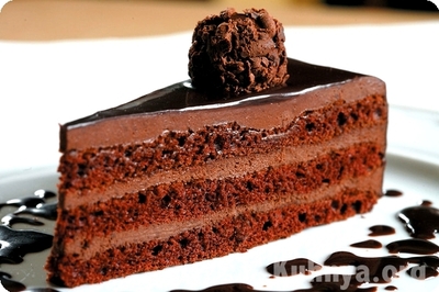 Шоколадный торт «Поль Робсон» на кефире