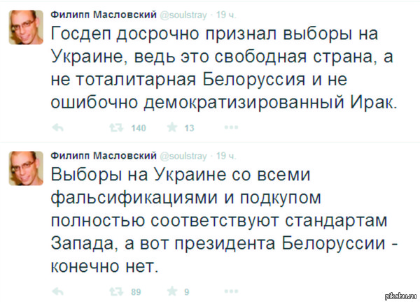 Твиттерские новости. Выборы вна Украине 