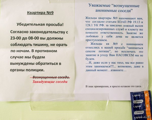 Юрист оценила шансы наказать соседей за слишком громкий секс: Общество: Россия: remont-radiator.ru