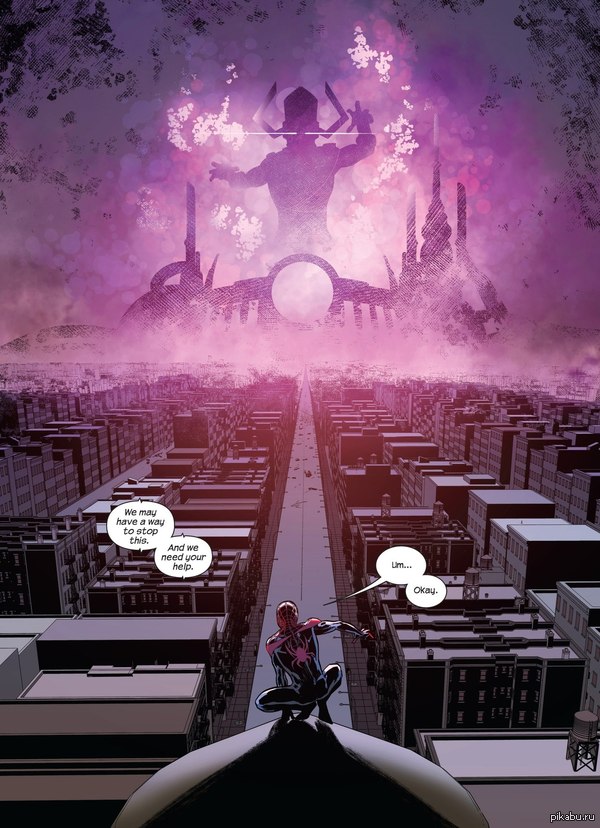 Галактус и Человек-паук