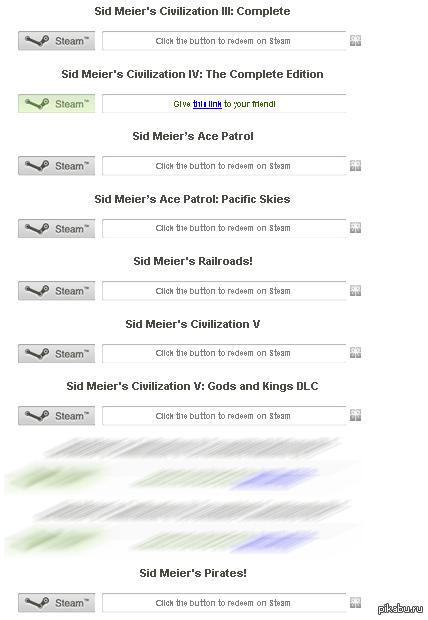 Humblebundle Sid Meier's ()