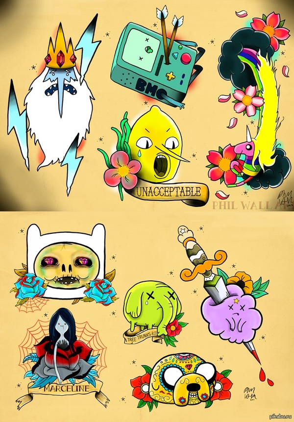 Adventure Time oldschool  Phil Wallart