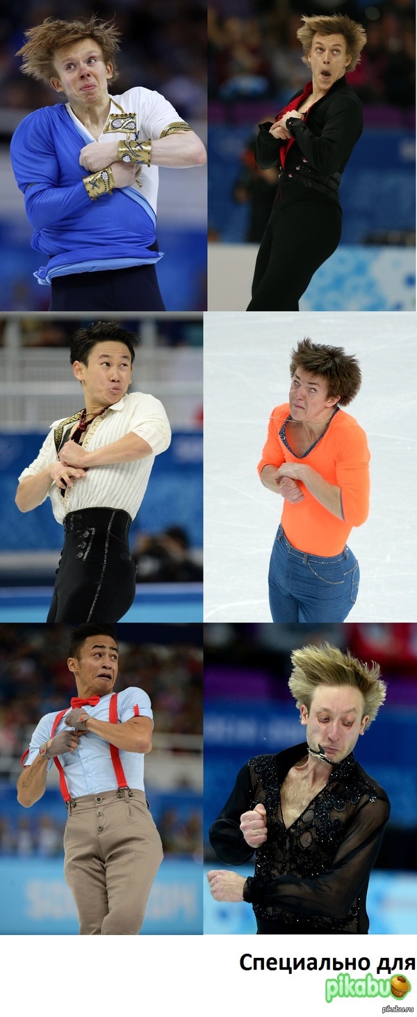 Just a couple of photos from figure skating. - My, Sochi Olympics, Figure skating, Emotions