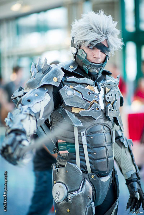 Крутые костюмы. Райден МГС косплей. Metal Gear Rising косплей. Male Райден.