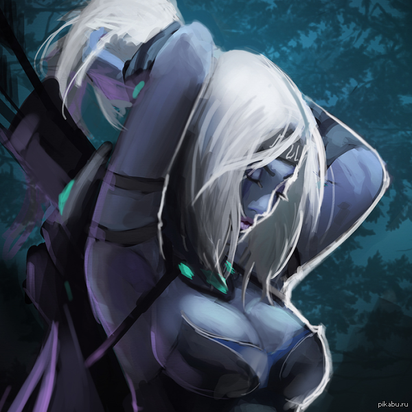 Drow Ranger art 