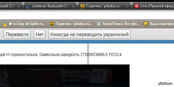 Chrome тоже не может определиться - на каком языке ему со мной говорить..