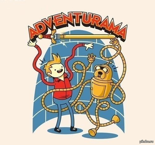  Adventure time &amp; Futurama