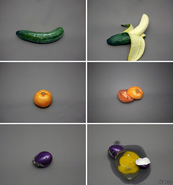 Artist Paints Common Foods to Disguise them as Other Foods 