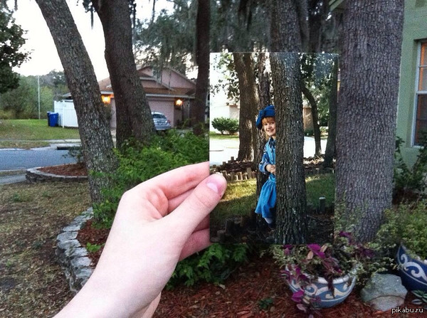 Девушка посетила дом, где она выросла и сделала такое фото