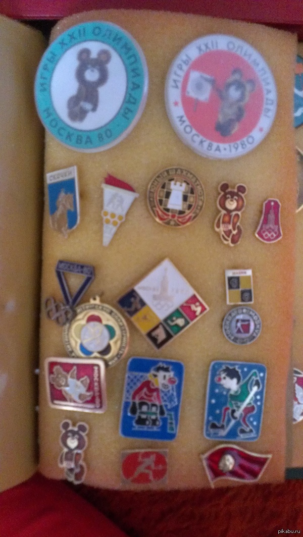 Значки с олимпиады 80 :)
