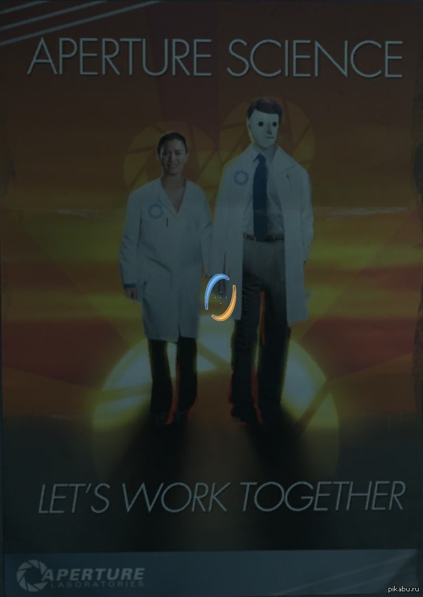 Заскринил во время игры в Portal 2
