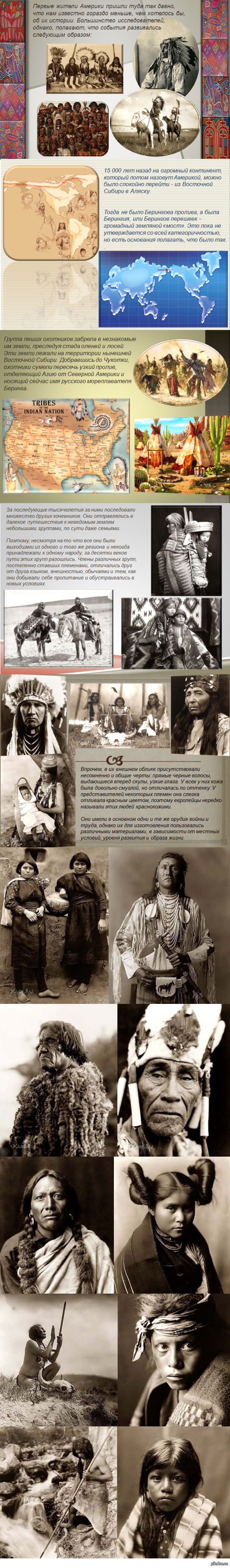 Откуда пришли американские индейцы? | Пикабу