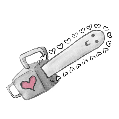 Бензопила любви | Пикабу