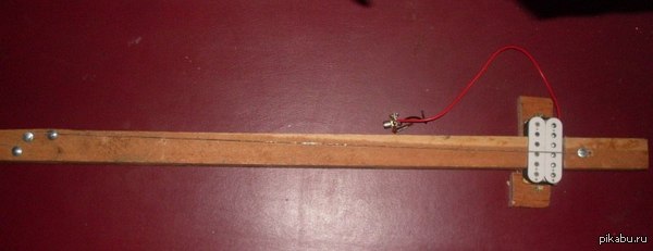 Уникальная однострунная безладовая гитара, мастеровый инструмент ручной работы!