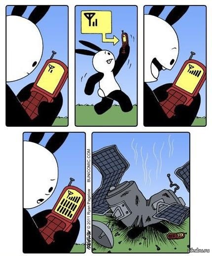 Растущий уровень антенны. Стырено с 9gag.