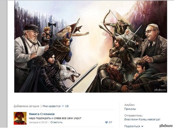 Мартин vs Толкин