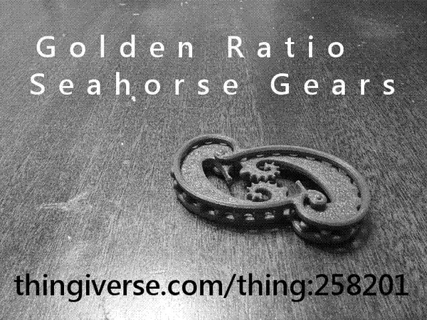 Seahorse gear   3D . 