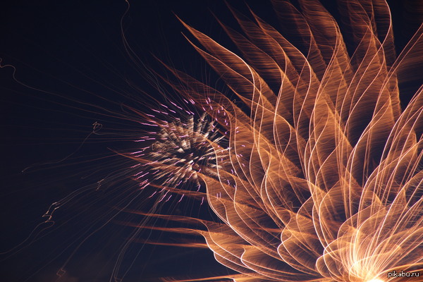 Салют у нас в городе. 9 мая.