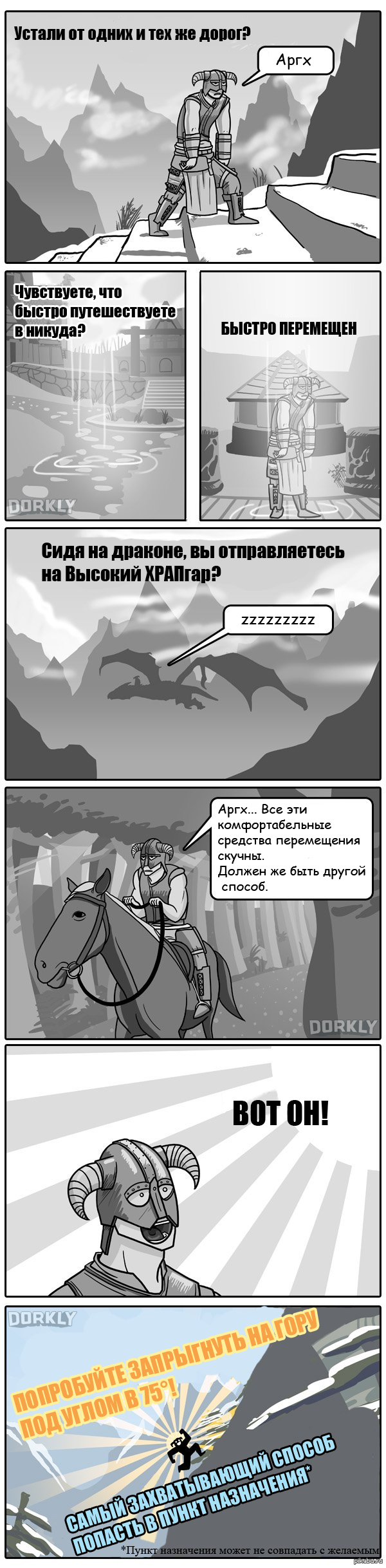 Лучший способ передвижения в Skyrim