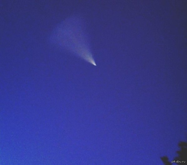 Запуск спутника 20.05.14 г. Вид из Элисты