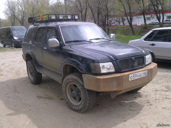 Суровый Саратовский внедорожник - Внедорожник, Моё, WTF, Саратов