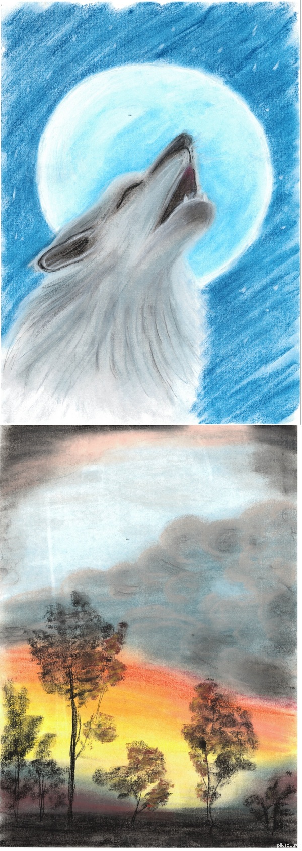 Знакомство с пастелью и с подписчиком заодно))