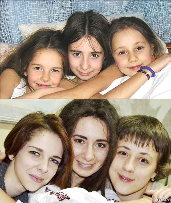 And I also have such a photo!) 10 years difference - My, The photo, friendship, Time