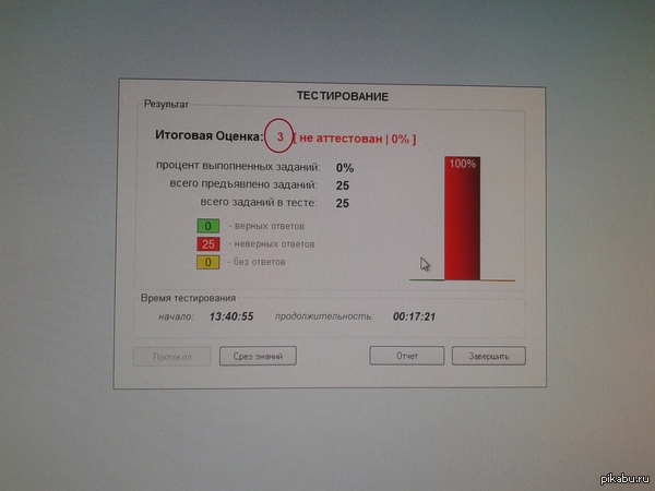 В любом случае 3 получил.