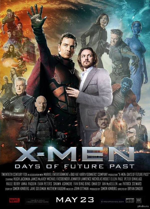 Fan poster, if Marvel Studios made Days of Future Past... - Poster, Fan art, If, Movies, Marvel, People-x Days of Future Past, X-Men, Art, What if
