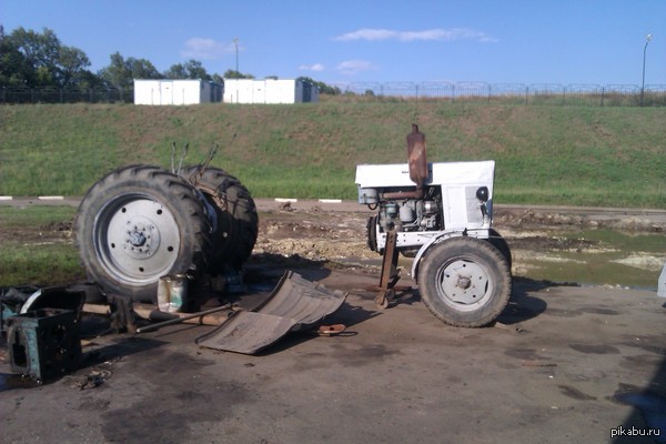 stealth tractor - Tractor, My, Humor, Technics