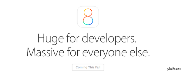 iOS 8 -           ?  http://applewit.ru/iRumors/ios-8-sensaciya-kotoruyu-vse-zhdali-i-kotoroy-ne-proizoshlo