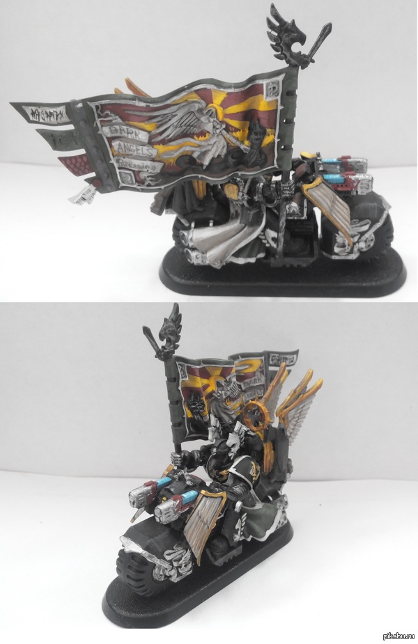 Чемпион второй роты, Крыла Ворона, несущий знамя.