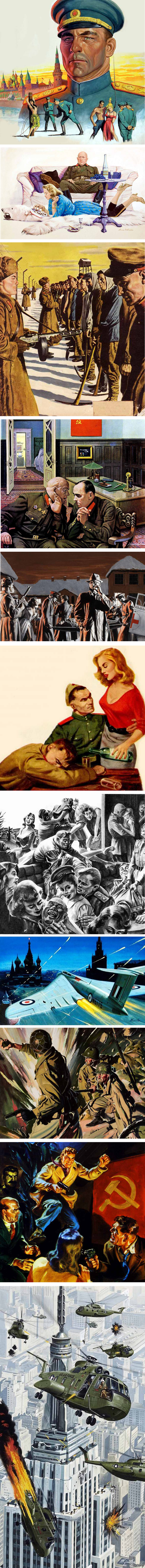 Американские плакаты времён Холодной войны