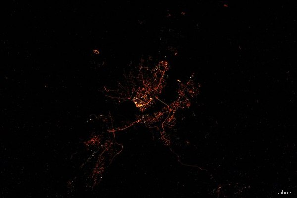 Иркутск. Вид из космоса)