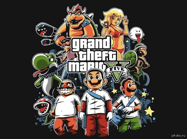 Grand Theft Mario V    Rockstar