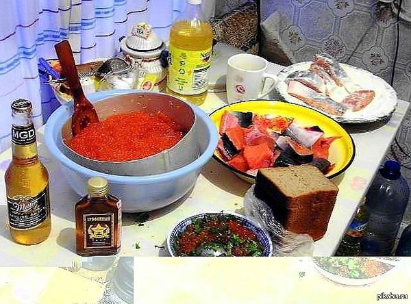 Пятничный ужин на Сахалине...