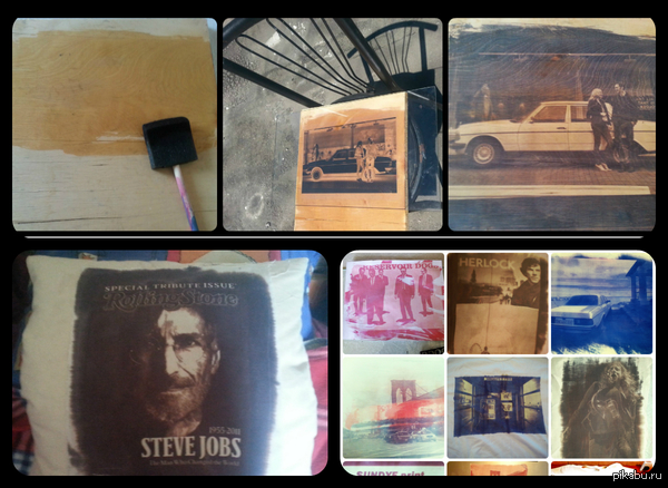 Солнечная печать на ткани,дереве и бумаге.Do it yourself.