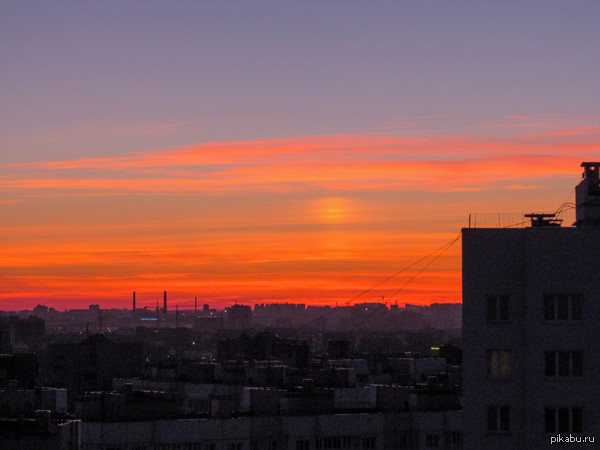 Такая вот полночь была неделю назад | Пикабу