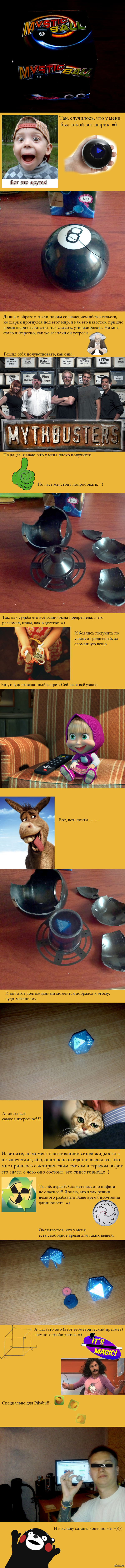 Как я разбирал шарик, который отвечает на вопросы. =)