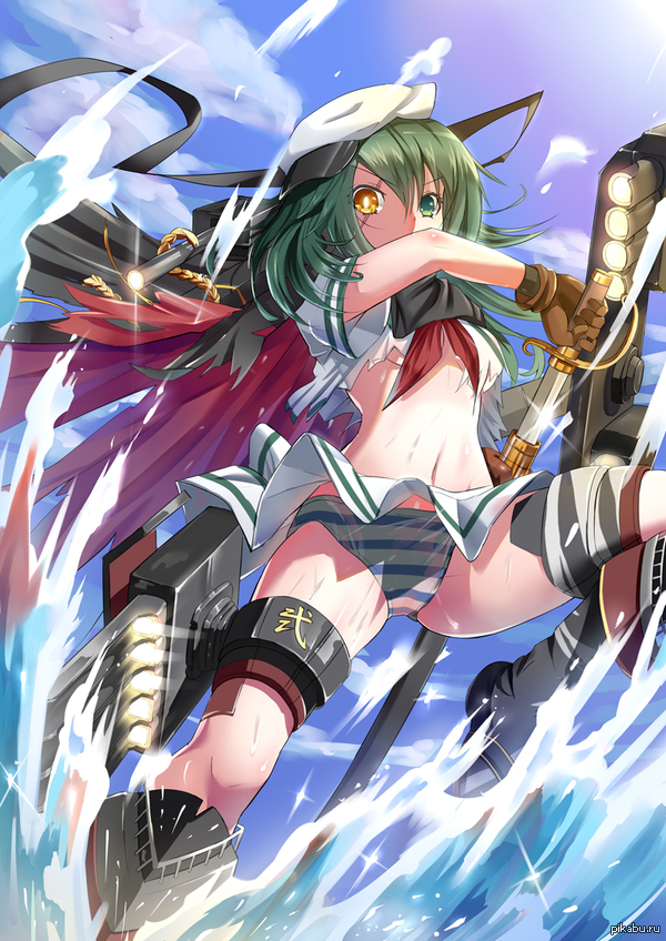 Kiso. - NSFW, Anime, Art, Humanization, Kantai collection