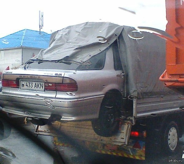 Обычная перевозка машин в Алматы. 