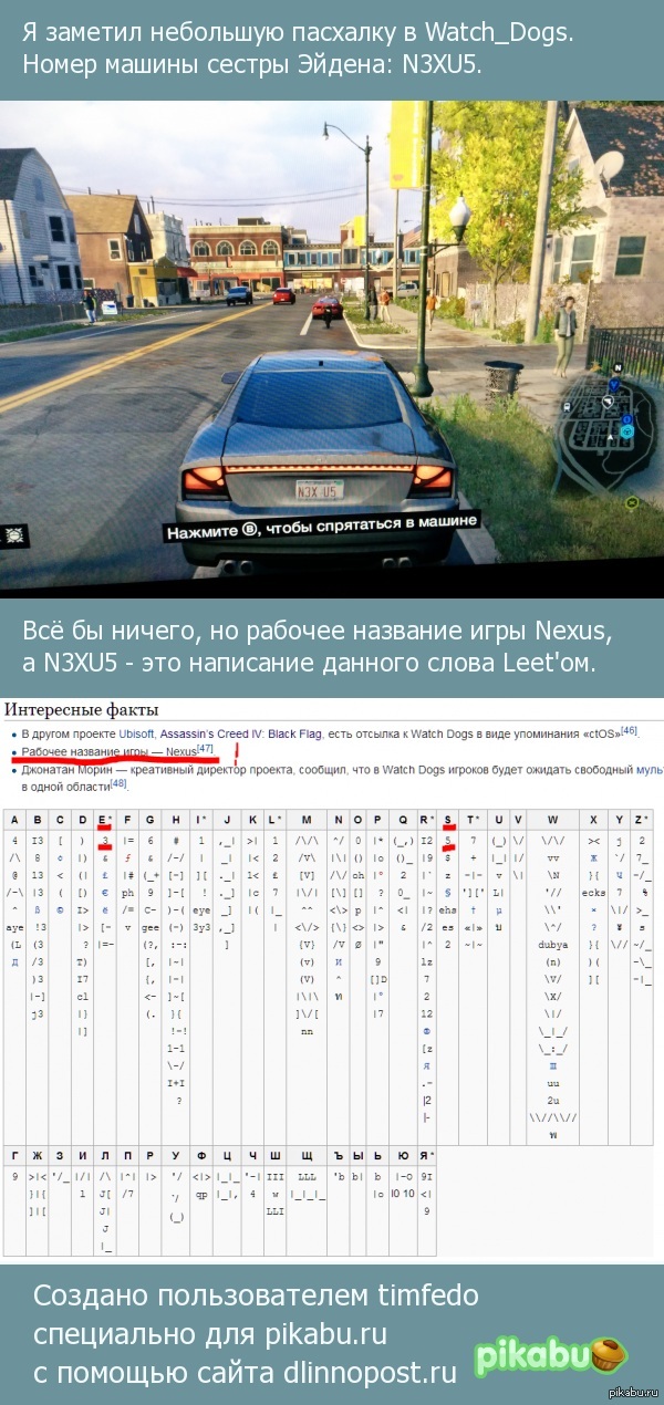 Небольшая пасхалка в Watch_Dogs