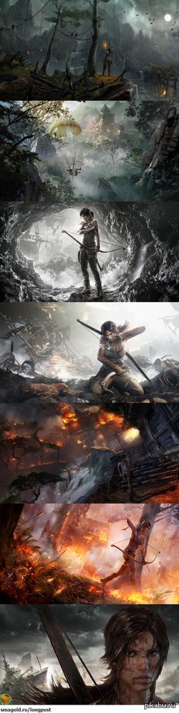 Небольшая подборка красивых артов по Tomb Raider
