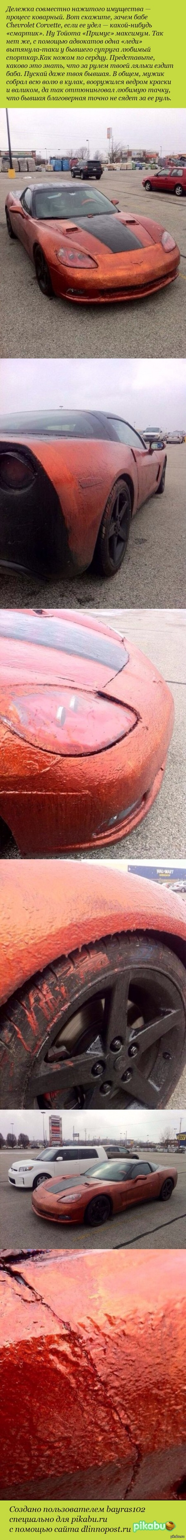 ���� �������� � ������� ���� Corvette