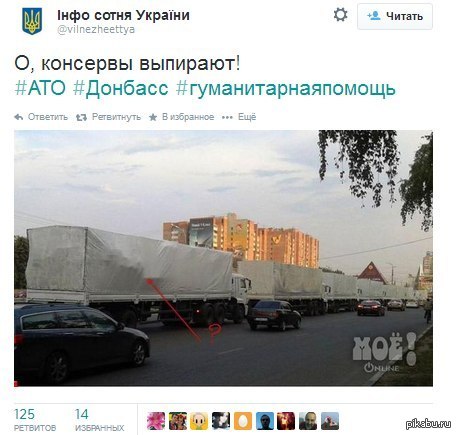 Гуманитарная помощь Украине