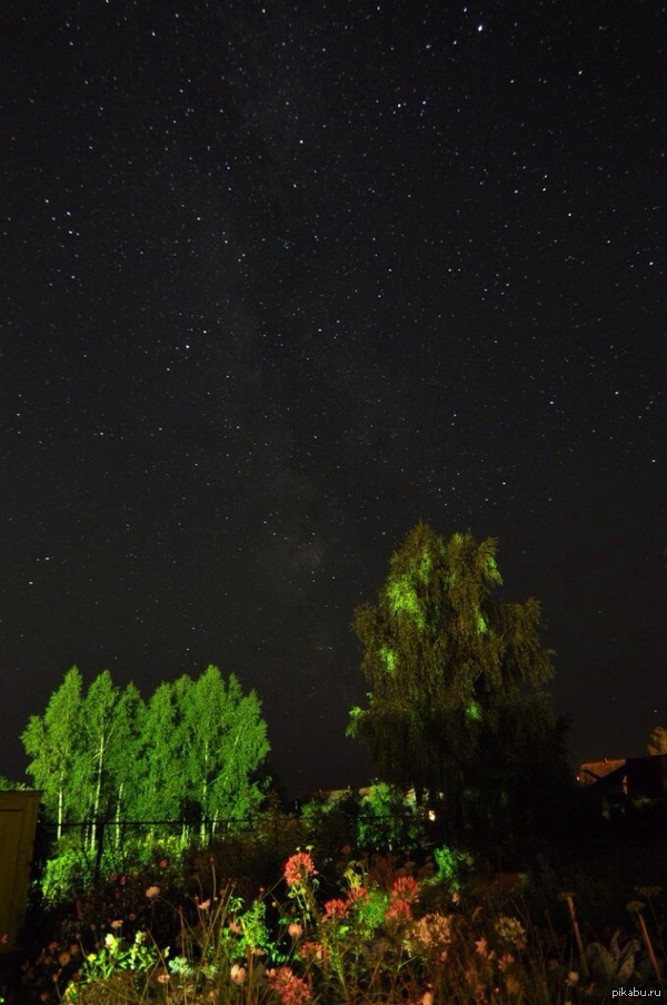 just a starry sky - Night, My, Stars, The photo, Stars, Milky Way