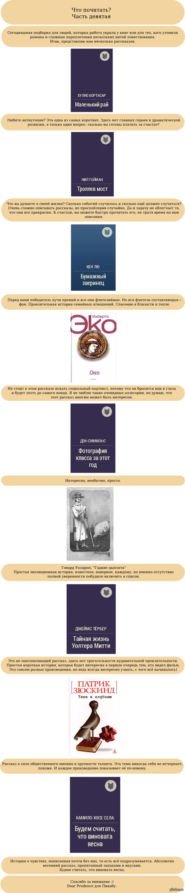 Что почитать? Часть девятая.