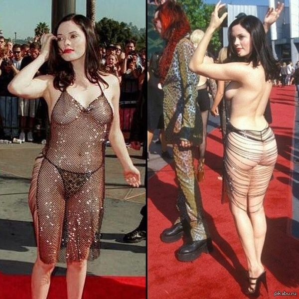 So the dress or lack of it) - NSFW, , Rose McGowan, Charmed, the Red carpet, Humor, Girls
