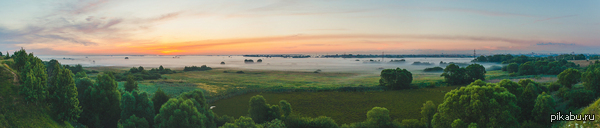 Россия. Рязань. Туманы...