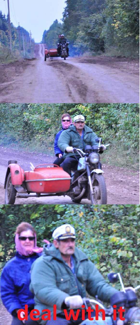 И снова крутые мотоциклисты